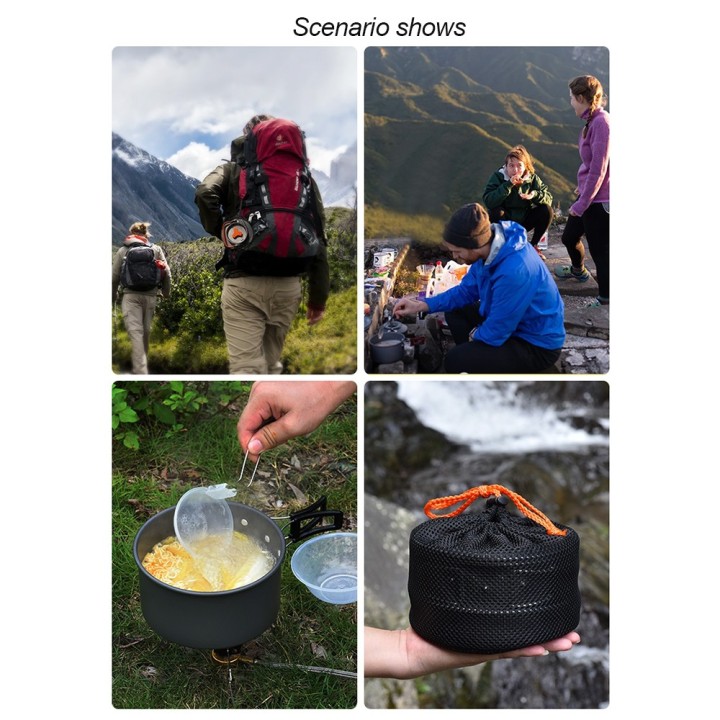 Kit cuisine camping 2-3 personnes