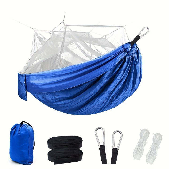 Hamac double de camping avec moustiquaire