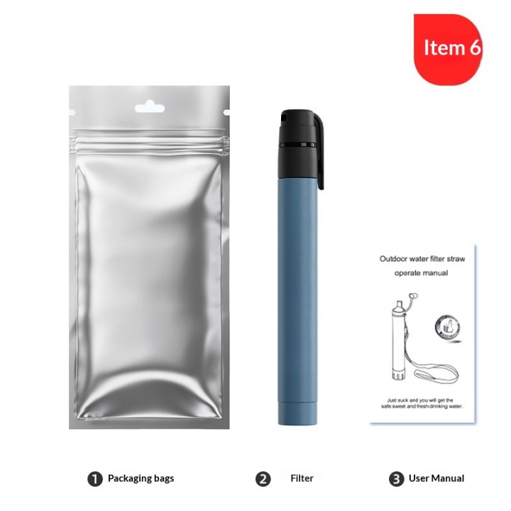 Filtre à eau portable pour activités outdoor